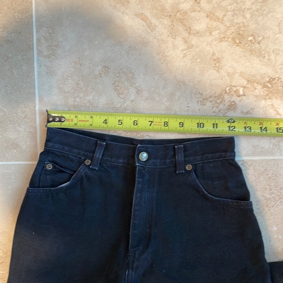 NEW LEGENDS Jeans boys 12 straight leg Black Denim snap closure EUC - Picture 8 of 9